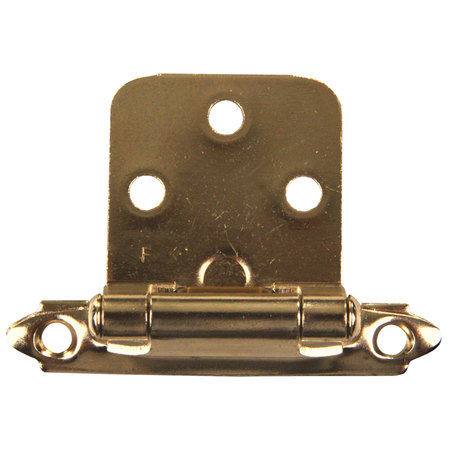 JR PRODUCTS JR Products 70585 Self-Closing Flush Mount Hinge - Antique Brass 70585